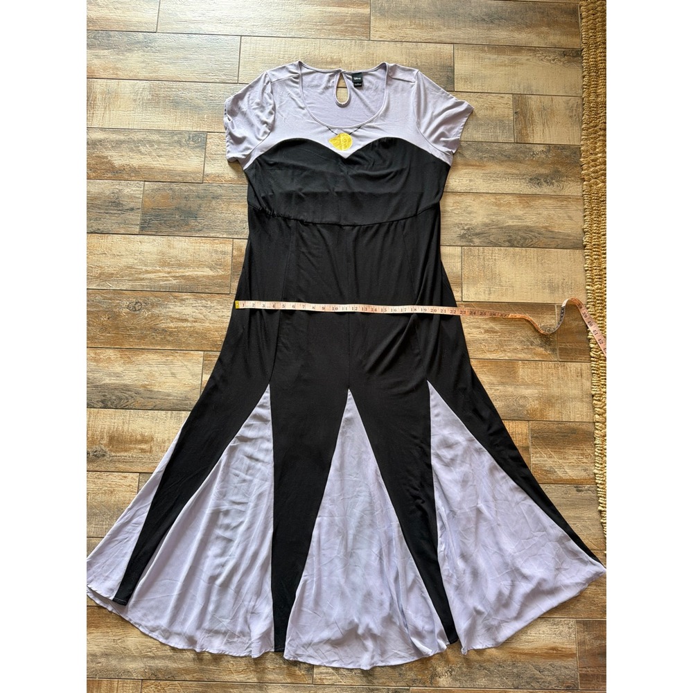 Disney The Little Mermaid Ursula Purple Maxi Dress 3X - Picture 11 of 12